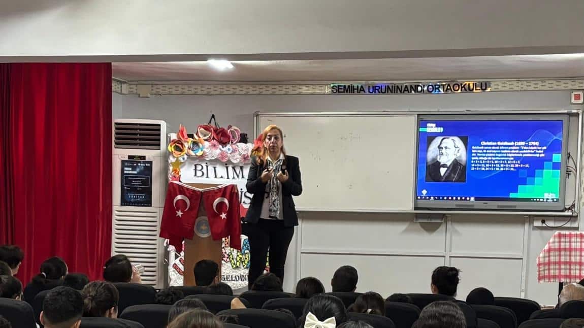 Prof. Dr. Gonca AYIK 'ın Okulumuzda gerçekleştirdiği Bilim Söyleşisi